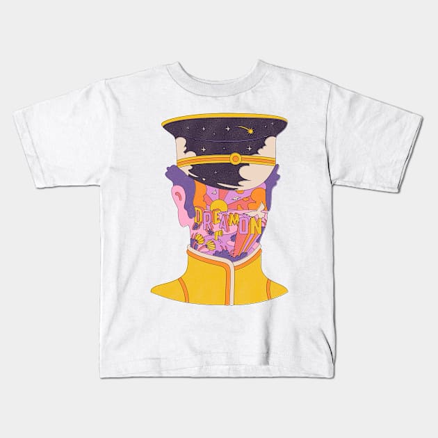 Dream on Kids T-Shirt by mathiole